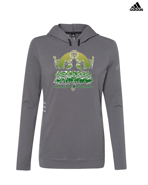 Hamakua Cougars Football Unleashed - Womens Adidas Hoodie