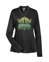 Hamakua Cougars Football Unleashed - Womens Performance Longsleeve