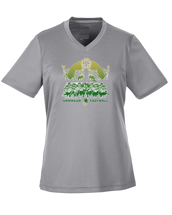 Hamakua Cougars Football Unleashed - Womens Performance Shirt