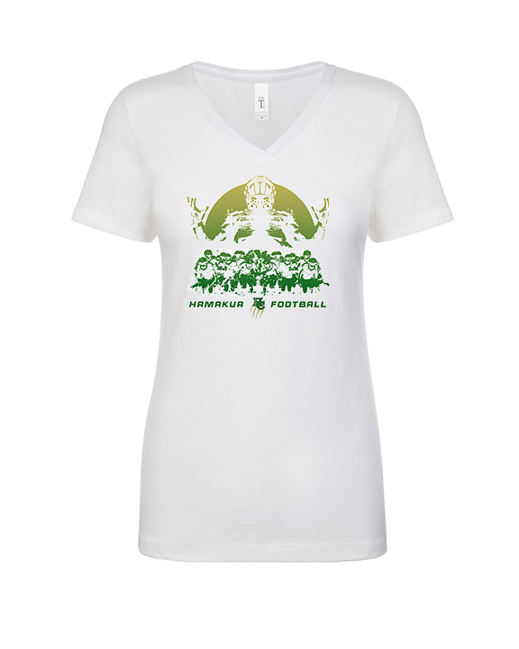 Hamakua Cougars Football Unleashed - Womens Vneck