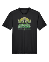 Hamakua Cougars Football Unleashed - Youth Performance Shirt