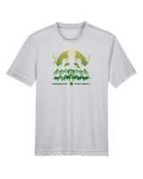 Hamakua Cougars Football Unleashed - Youth Performance Shirt