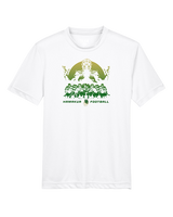 Hamakua Cougars Football Unleashed - Youth Performance Shirt
