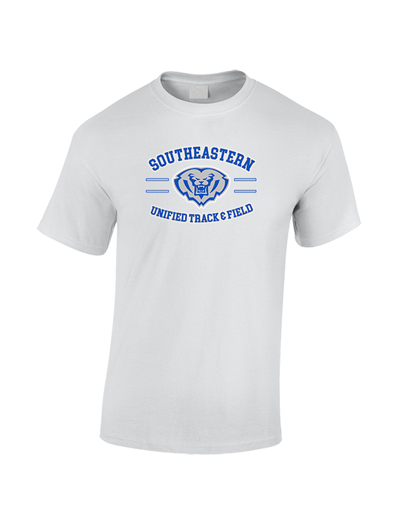 Hamilton Southeastern HS Track & Field Curve - Cotton T-Shirt