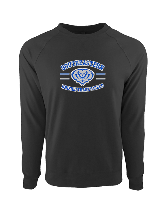 Hamilton Southeastern HS Track & Field Curve - Crewneck Sweatshirt