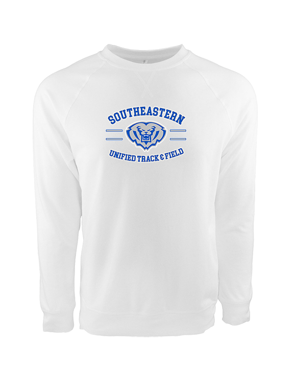 Hamilton Southeastern HS Track & Field Curve - Crewneck Sweatshirt