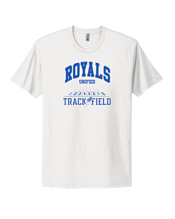 Hamilton Southeastern HS Track & Field Lanes - Mens Select Cotton T-Shirt