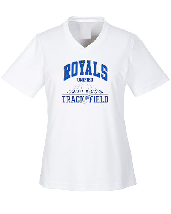 Hamilton Southeastern HS Track & Field Lanes - Womens Performance Shirt