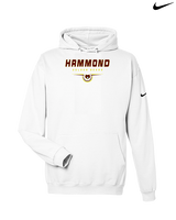 Hammond HS Football Design - Nike Club Fleece Hoodie