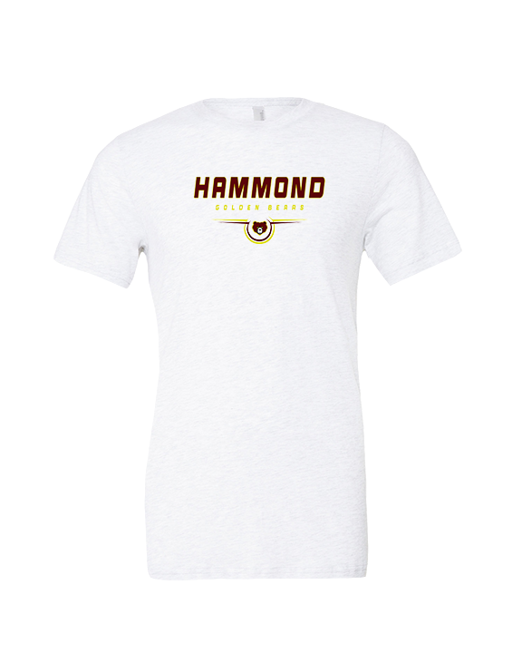 Hammond HS Football Design - Tri-Blend Shirt