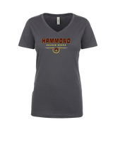 Hammond HS Football Design - Womens V-Neck