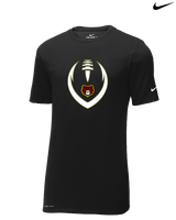 Hammond HS Football Full Football - Mens Nike Cotton Poly Tee