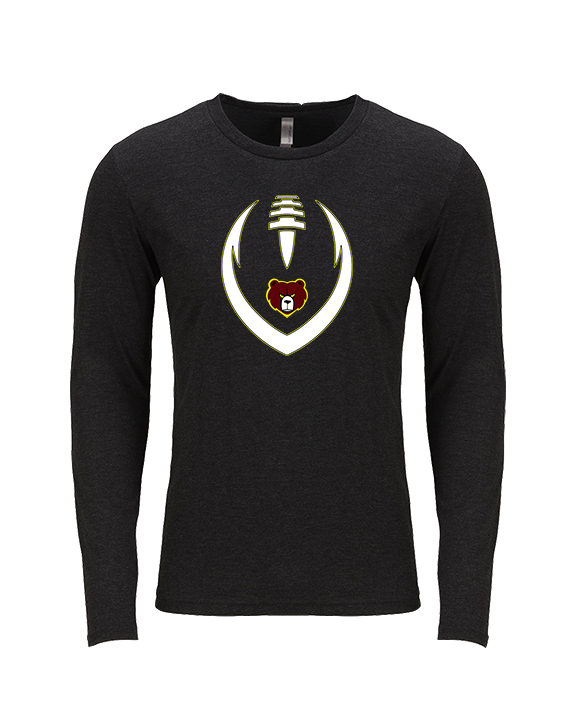 Hammond HS Football Full Football - Tri-Blend Long Sleeve
