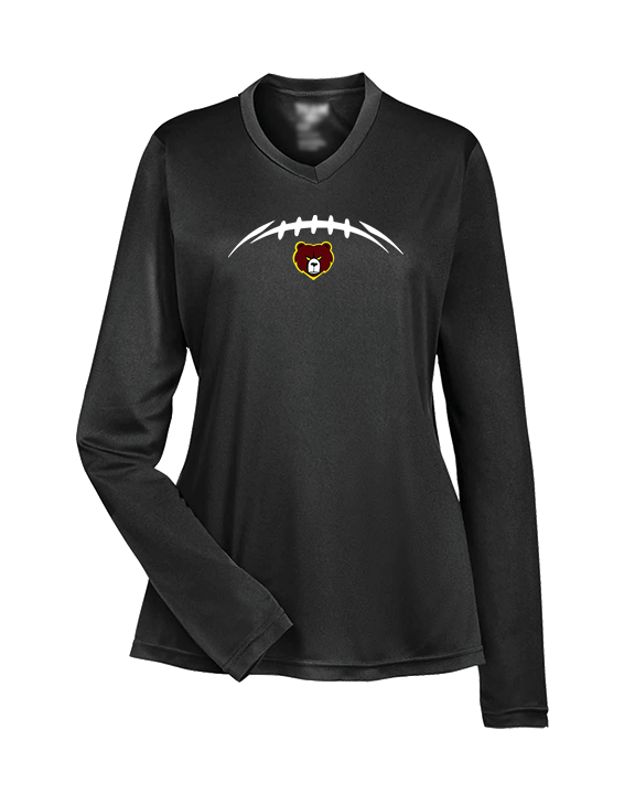 Hammond HS Football Laces - Womens Performance Longsleeve