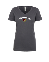 Hammond HS Football Laces - Womens Vneck