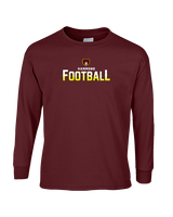 Hammond HS Football Logo Football - Cotton Longsleeve