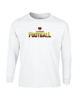 Hammond HS Football Logo Football - Cotton Longsleeve