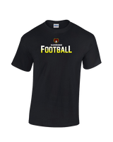 Hammond HS Football Logo Football - Cotton T-Shirt