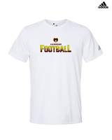 Hammond HS Football Logo Football - Mens Adidas Performance Shirt