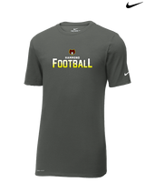 Hammond HS Football Logo Football - Mens Nike Cotton Poly Tee