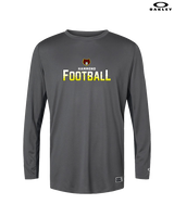 Hammond HS Football Logo Football - Mens Oakley Longsleeve