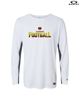 Hammond HS Football Logo Football - Mens Oakley Longsleeve