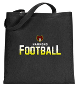 Hammond HS Football Logo Football - Tote