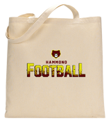 Hammond HS Football Logo Football - Tote