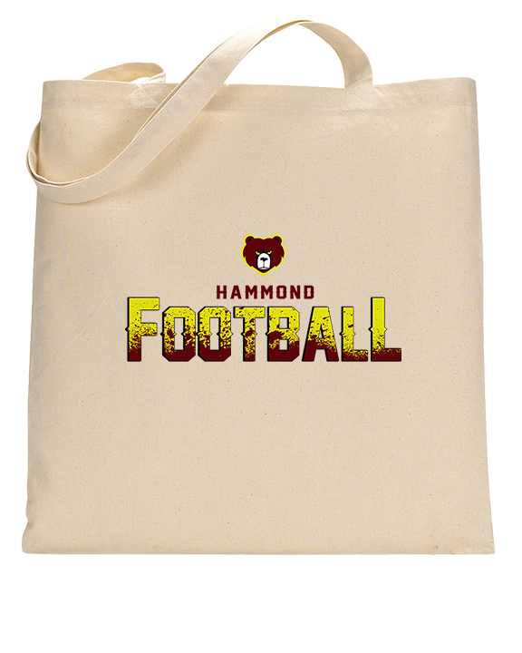 Hammond HS Football Logo Football - Tote
