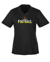 Hammond HS Football Logo Football - Womens Performance Shirt