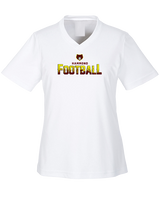 Hammond HS Football Logo Football - Womens Performance Shirt