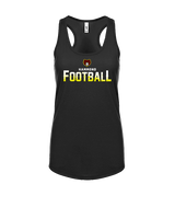 Hammond HS Football Logo Football - Womens Tank Top
