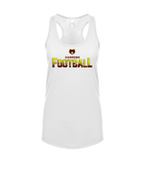 Hammond HS Football Logo Football - Womens Tank Top