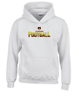 Hammond HS Football Logo Football - Youth Hoodie