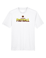 Hammond HS Football Logo Football - Youth Performance Shirt