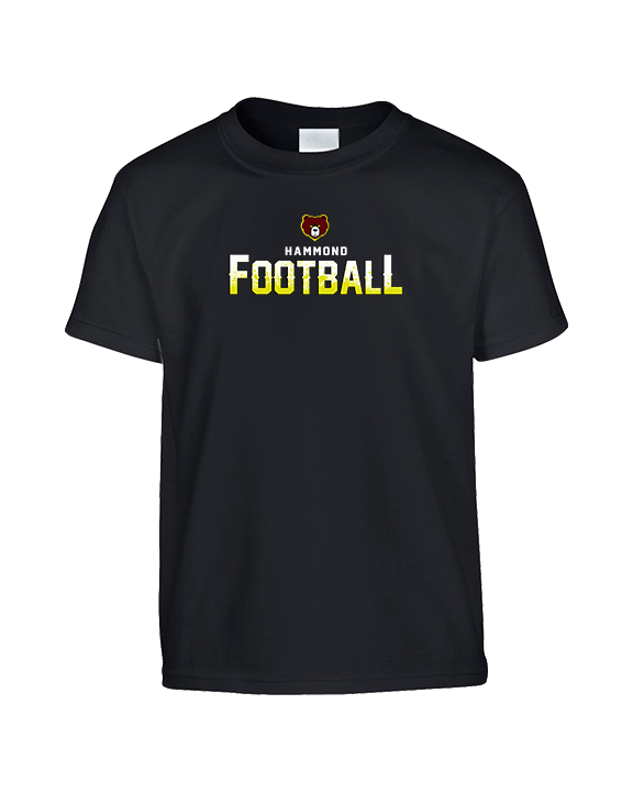 Hammond HS Football Logo Football - Youth Shirt