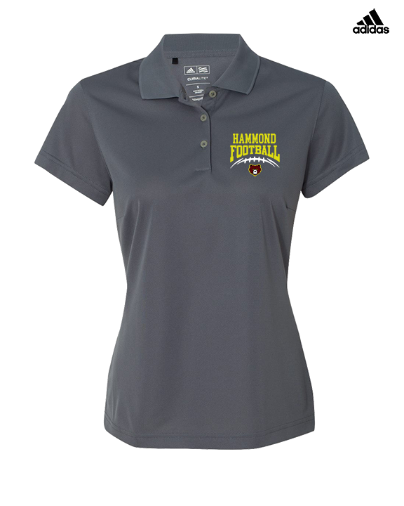 Hammond HS Football School Football - Adidas Womens Polo