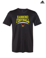 Hammond HS Football School Football - Mens Adidas Performance Shirt