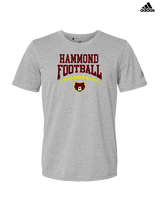 Hammond HS Football School Football - Mens Adidas Performance Shirt