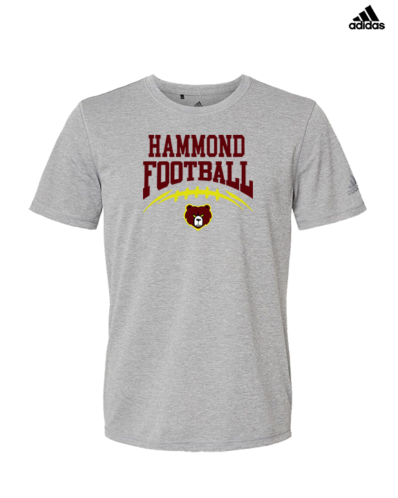 Hammond HS Football School Football - Mens Adidas Performance Shirt