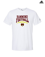 Hammond HS Football School Football - Mens Adidas Performance Shirt