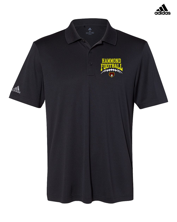 Hammond HS Football School Football - Mens Adidas Polo