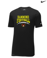 Hammond HS Football School Football - Mens Nike Cotton Poly Tee
