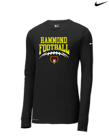 Hammond HS Football School Football - Mens Nike Longsleeve
