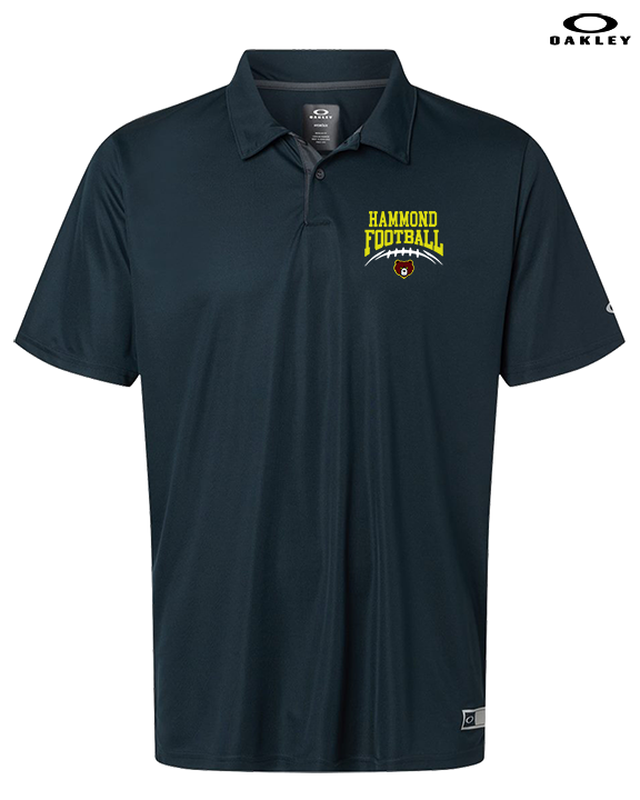 Hammond HS Football School Football - Mens Oakley Polo