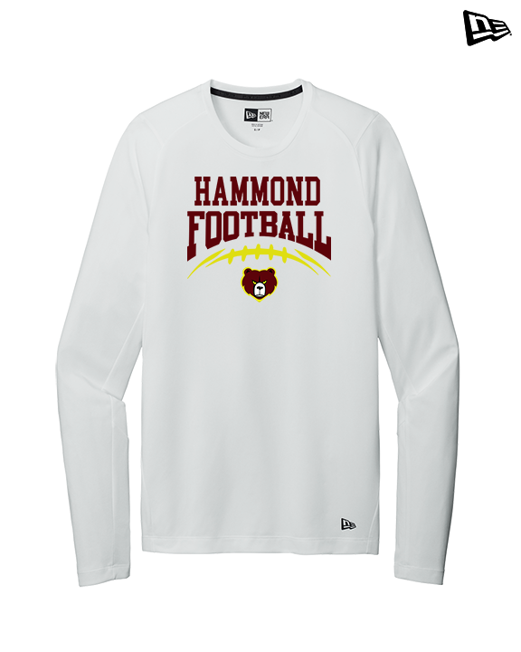 Hammond HS Football School Football - New Era Performance Long Sleeve