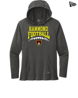 Hammond HS Football School Football - New Era Tri-Blend Hoodie