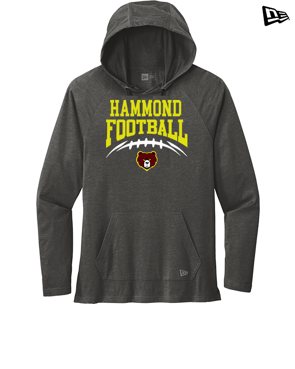 Hammond HS Football School Football - New Era Tri-Blend Hoodie