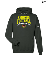 Hammond HS Football School Football - Nike Club Fleece Hoodie