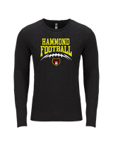 Hammond HS Football School Football - Tri - Blend Long Sleeve